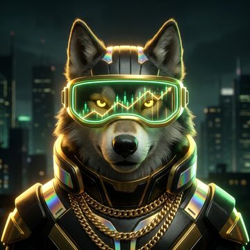 0xAlpha Gold Degen wolf