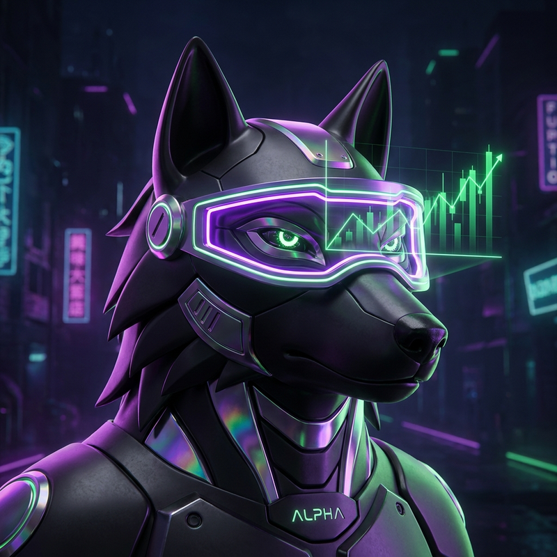 0xAlpha Genesis — futuristic cyberpunk wolf NFT
